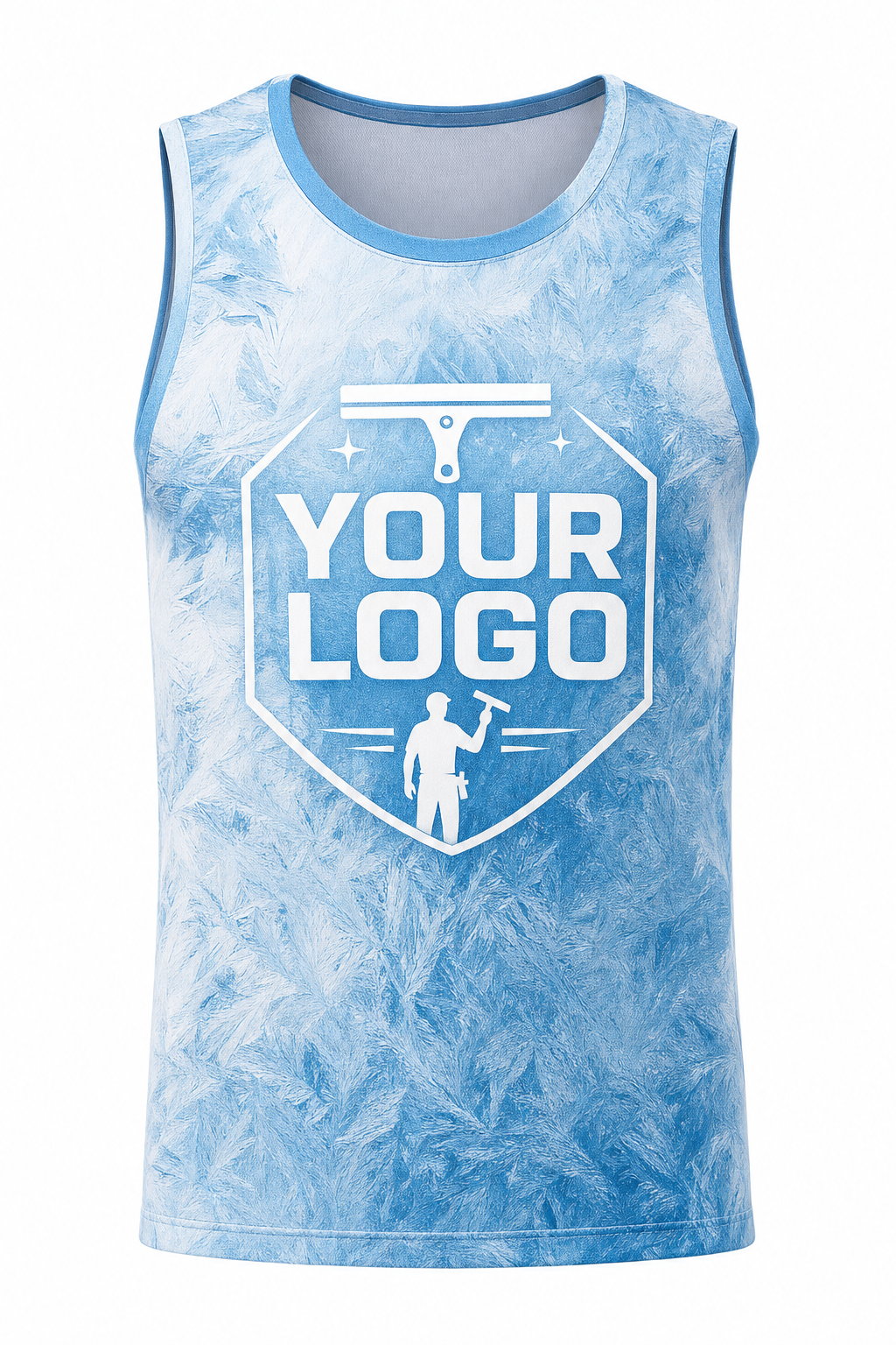 Frost Glass custom window cleaning crew uniform Tank Top — front