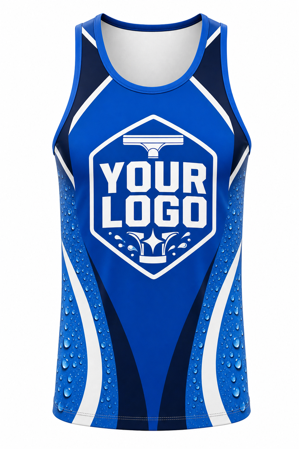 Color-Block Pro custom window cleaning crew uniform Tank Top — front