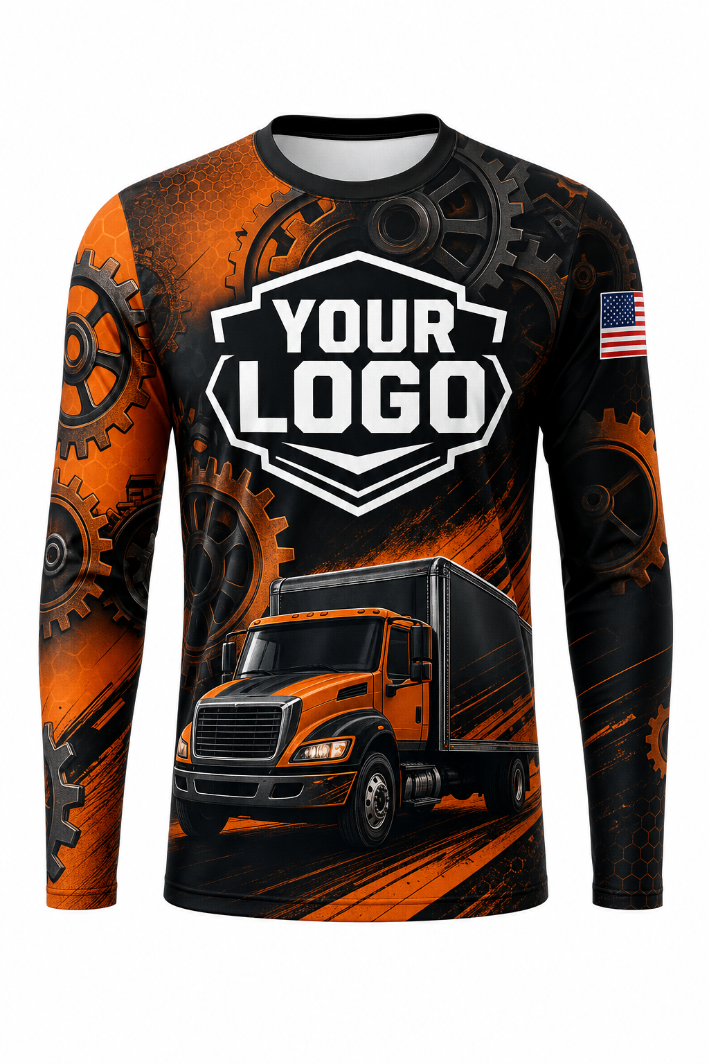 Gear Haul custom moving & junk removal crew uniform Long Sleeve — front