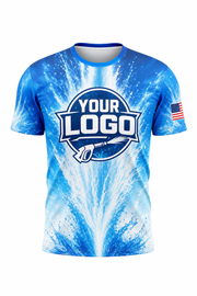 Geyser Burst custom roof cleaning & pressure washing crew uniform T-Shirt — front