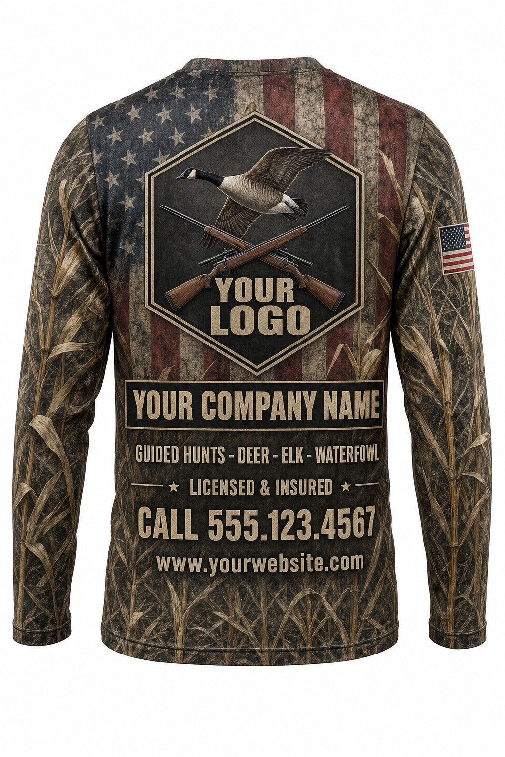 Goose Flag Custom Hunting Team Uniform - custom crew uniform