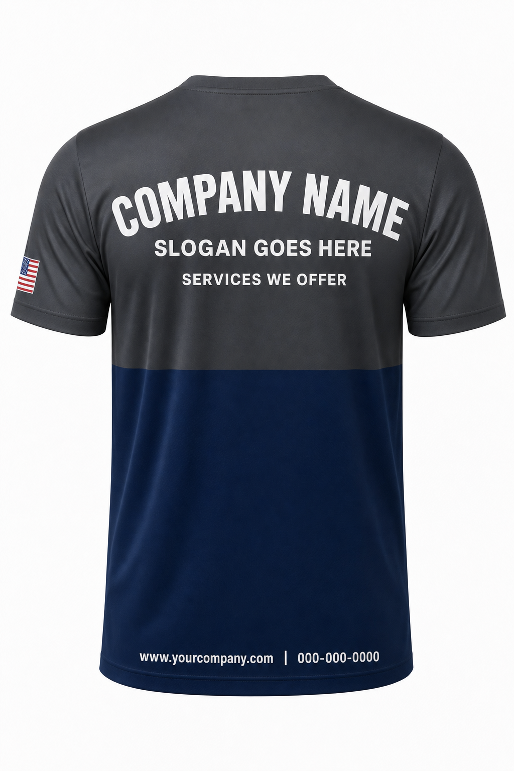 Graphite Block - Crew Uniform back