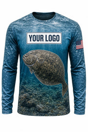 Halibut Custom Fishing Team Uniform - custom crew uniform