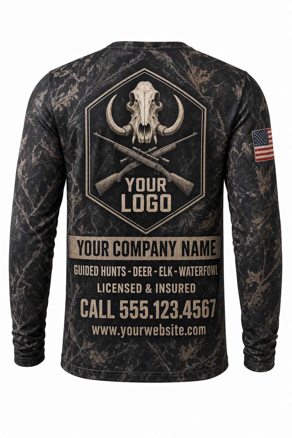Hog Euro Skull Custom Hunting Team Uniform - custom crew uniform