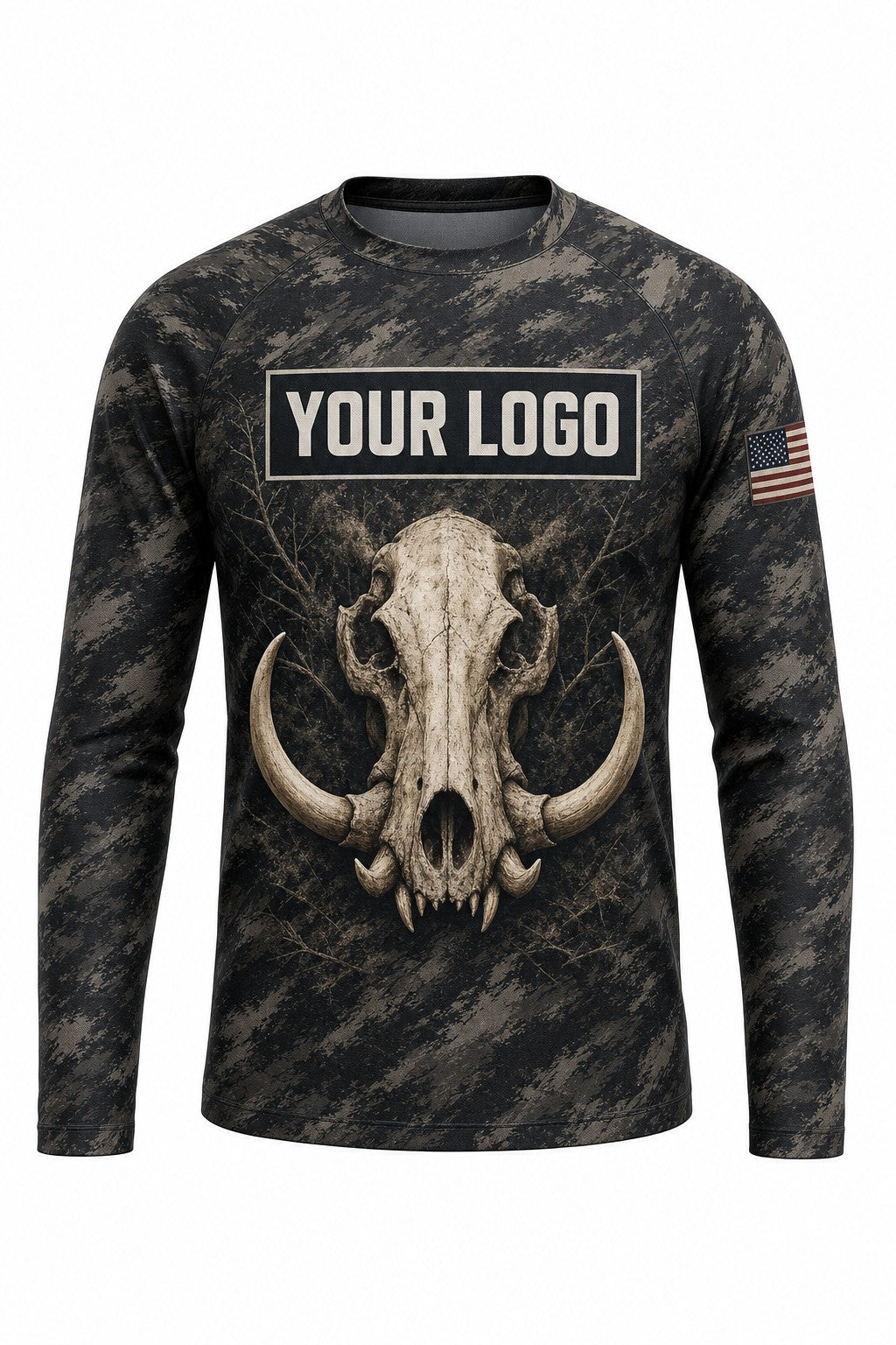 Hog Euro Skull Custom Hunting Team Uniform - custom crew uniform