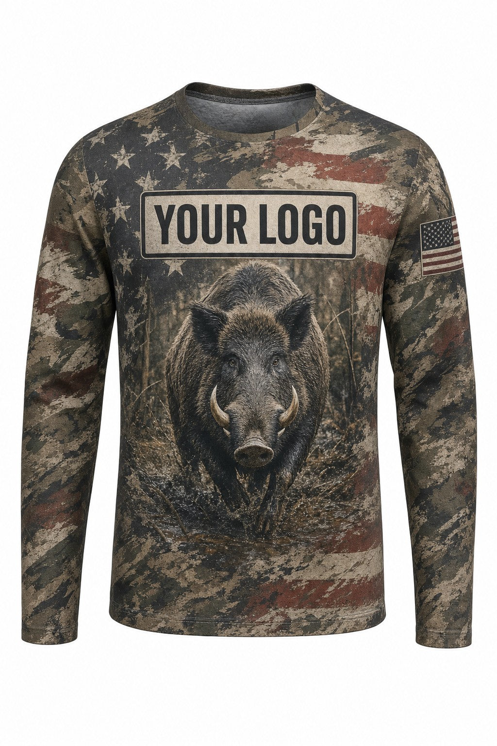 Hog Flag Custom Hunting Team Uniform - custom crew uniform