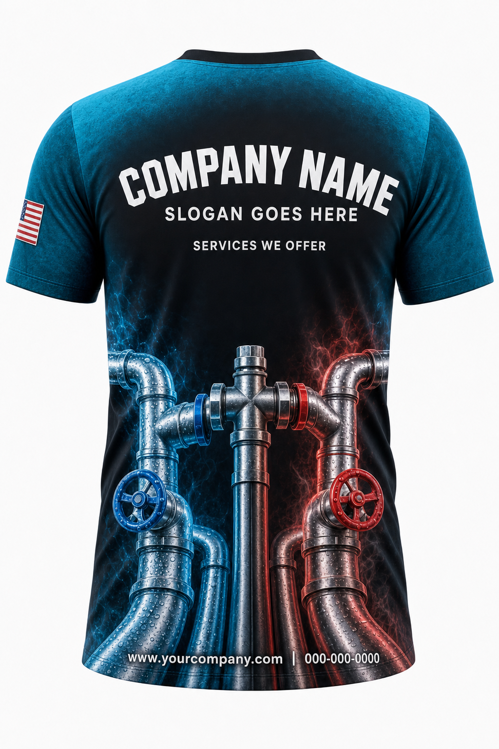 Hot & Cold - Crew Uniform back