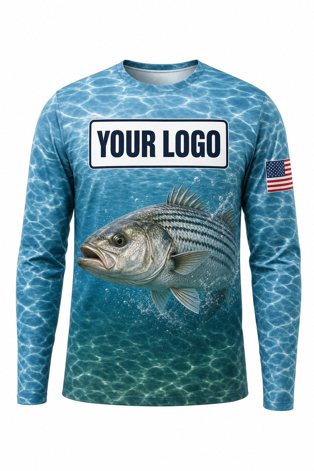 Hybrid Striper Custom Fishing Team Uniform - custom crew uniform