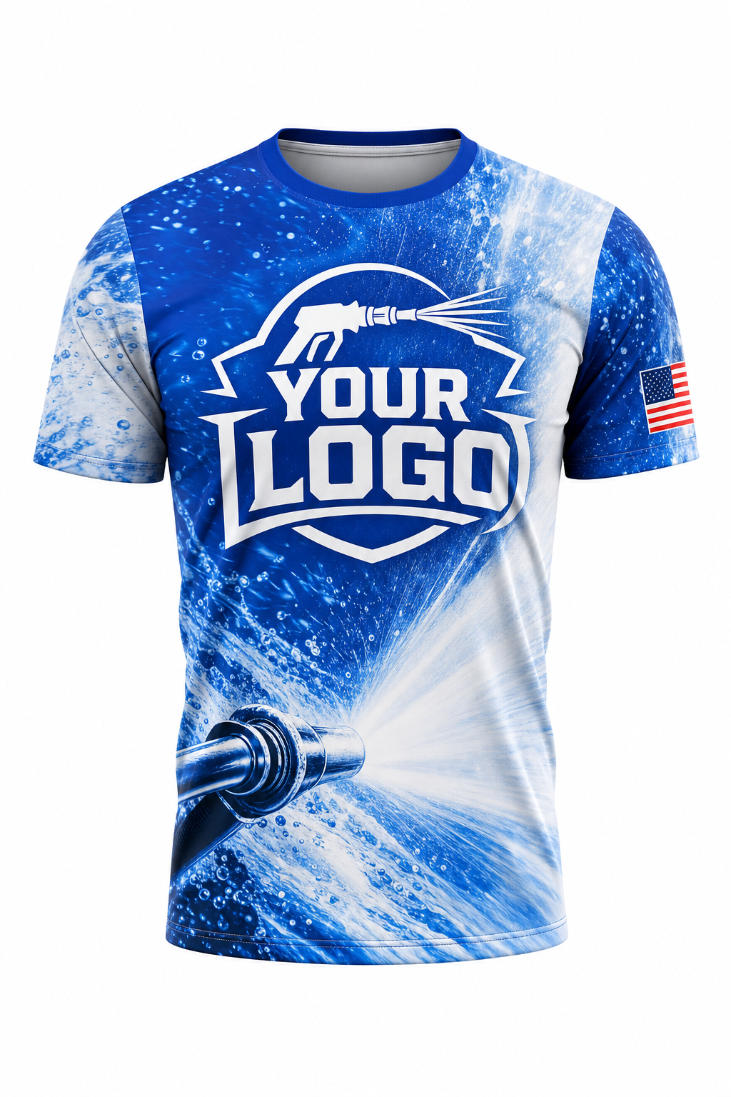 Hydro Blast custom roof cleaning & pressure washing crew uniform T-Shirt — front