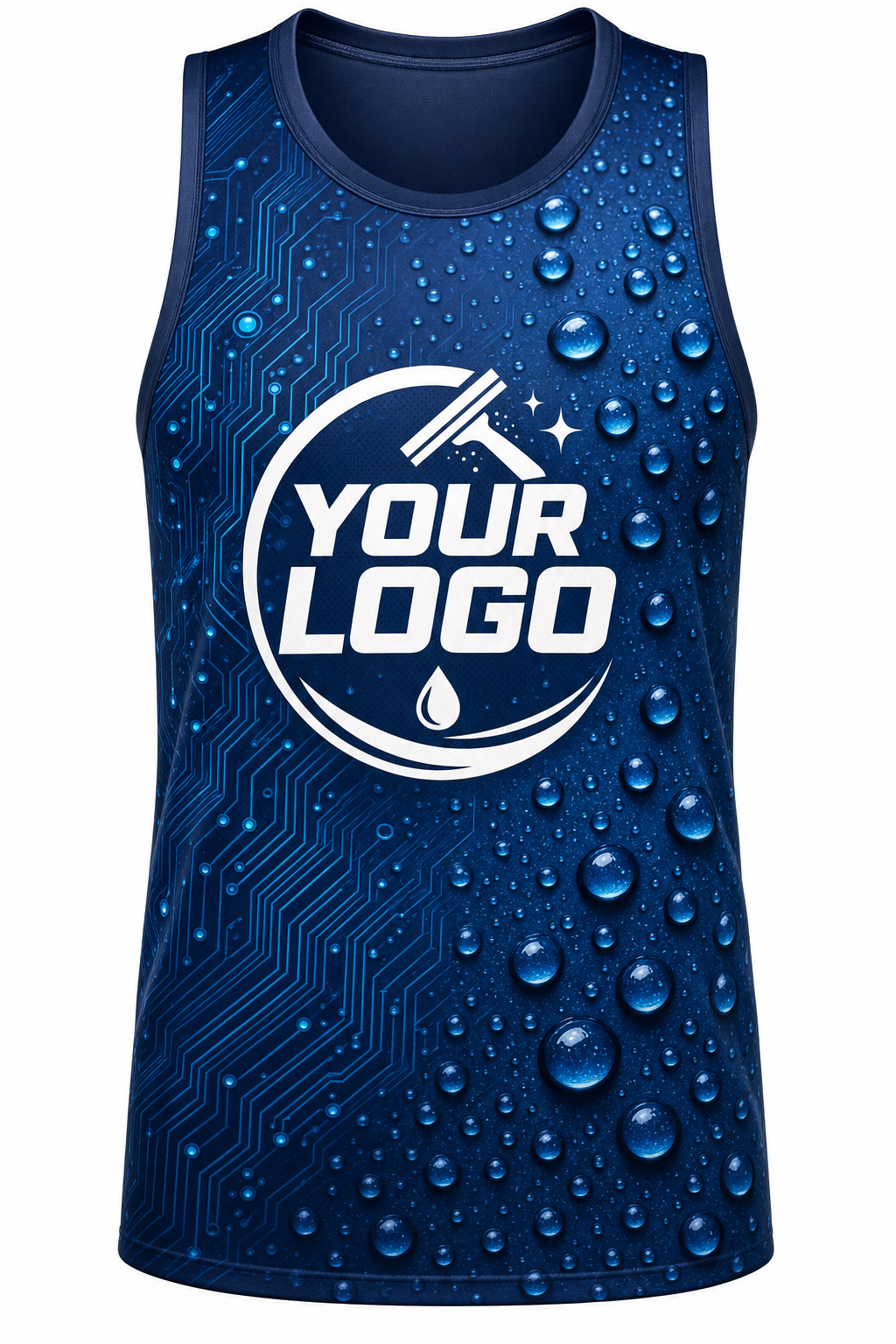 Hydro Tech custom window cleaning crew uniform Tank Top — front