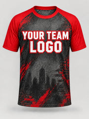 Iron Red custom cornhole team jersey, front