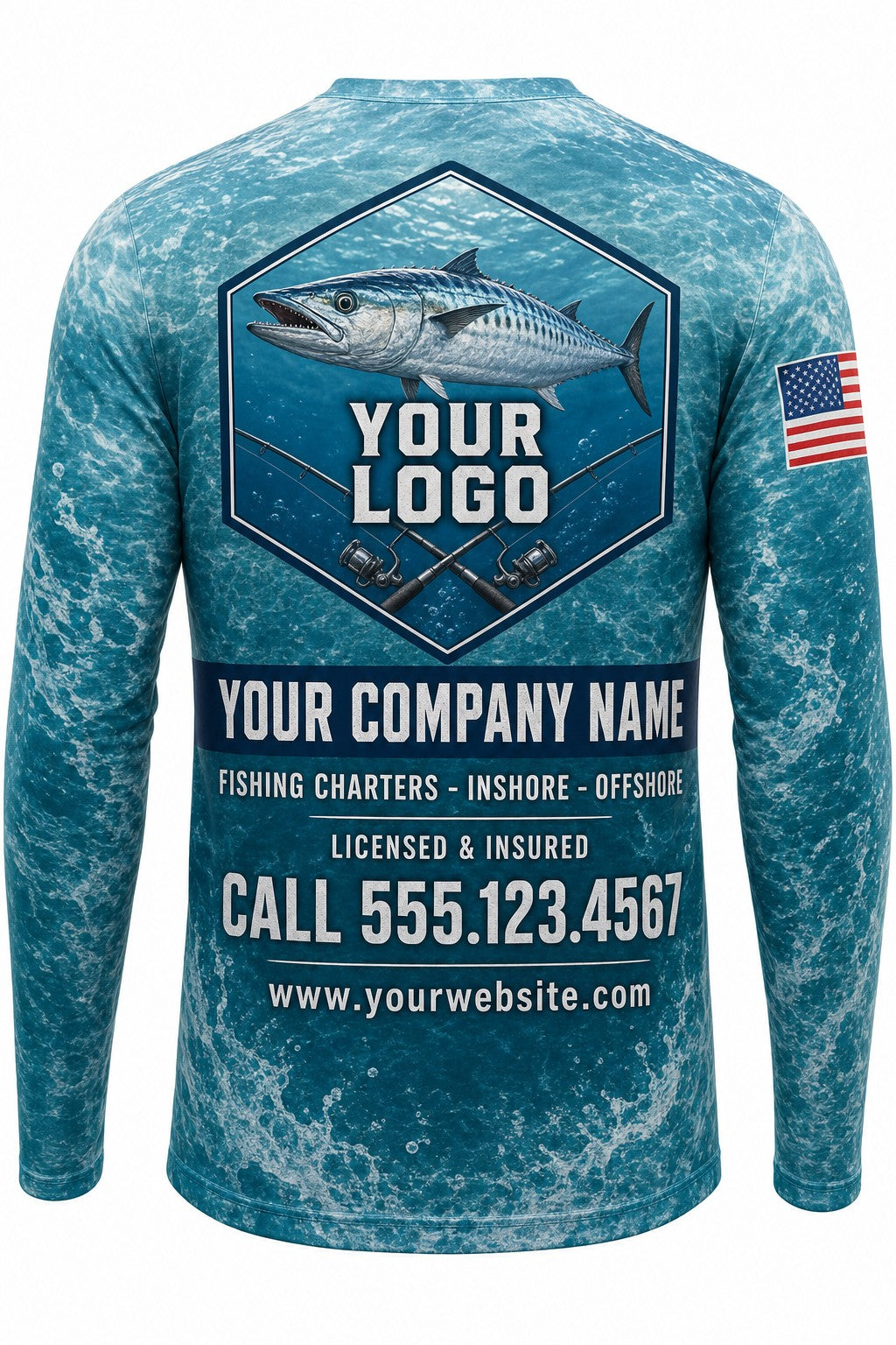 King Mackerel Custom Fishing Team Uniform - custom crew uniform