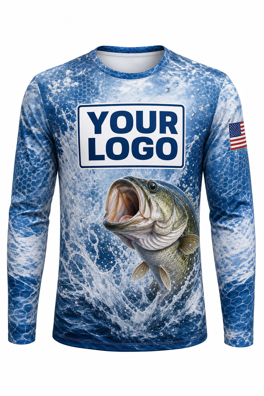 Largemouth Bass Custom Fishing Team Uniform - custom crew uniform