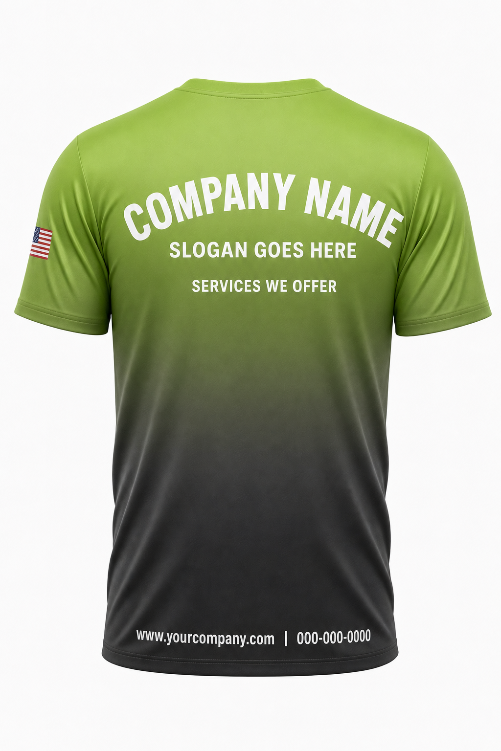 Lime Shadow - Crew Uniform back