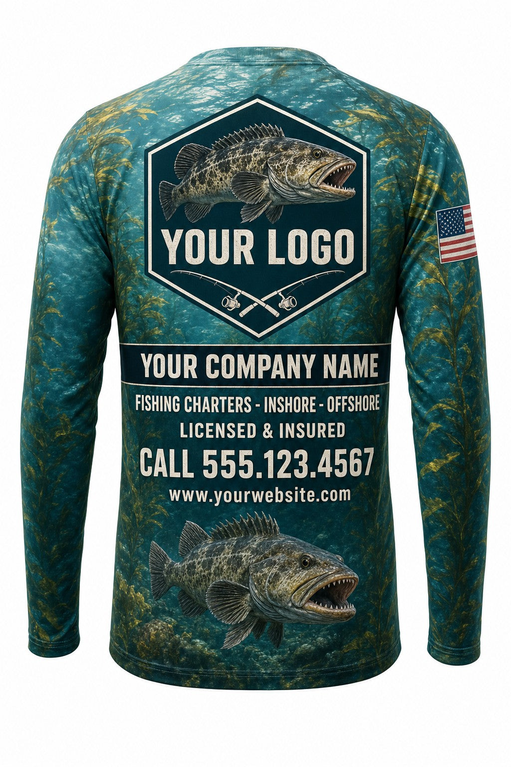 Lingcod Custom Fishing Team Uniform - custom crew uniform