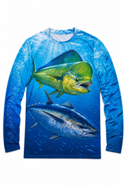 Mahi Mahi Offshore Fishing Shirt - custom crew uniform