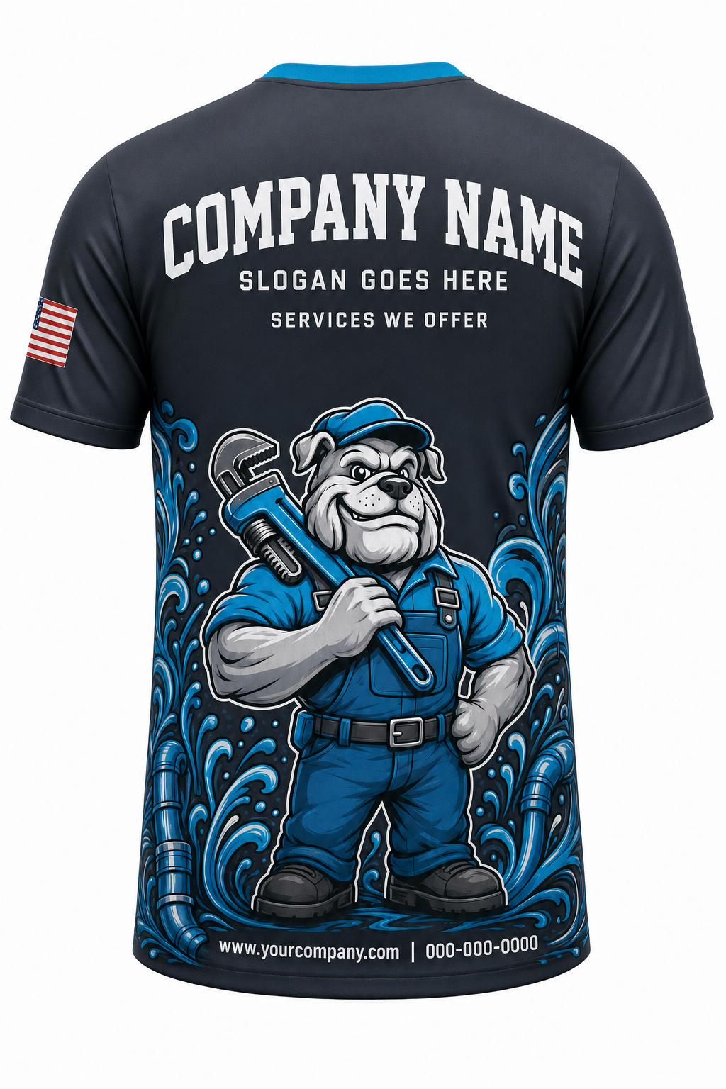 Bulldog Crew - Crew Uniform back