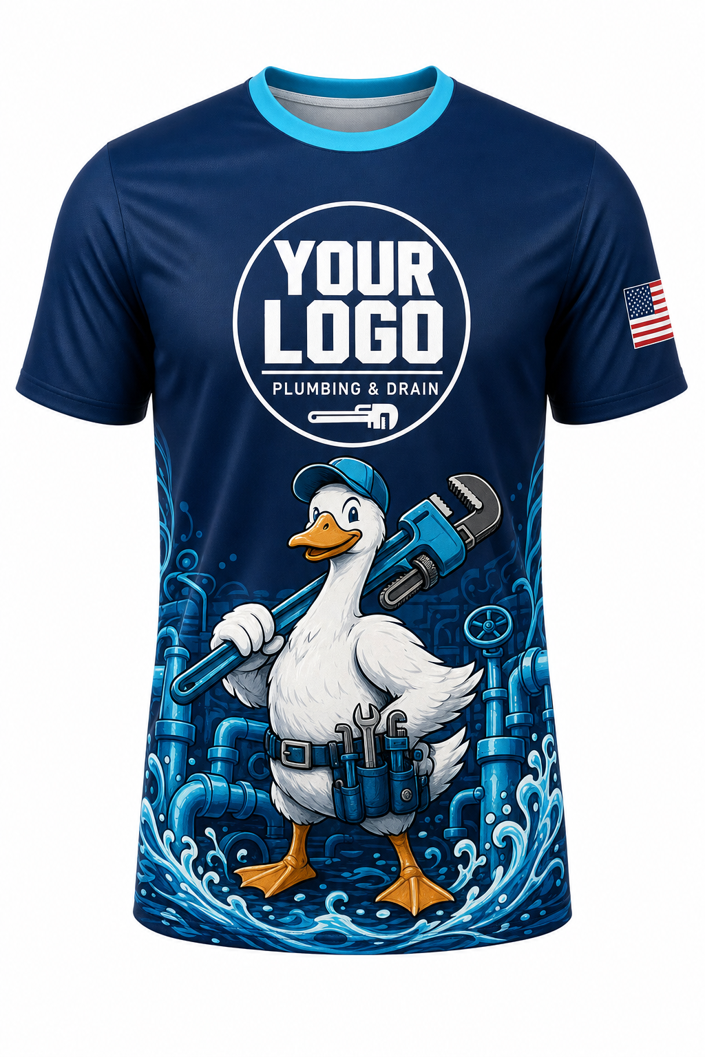 Goose Crew custom plumbing crew uniform