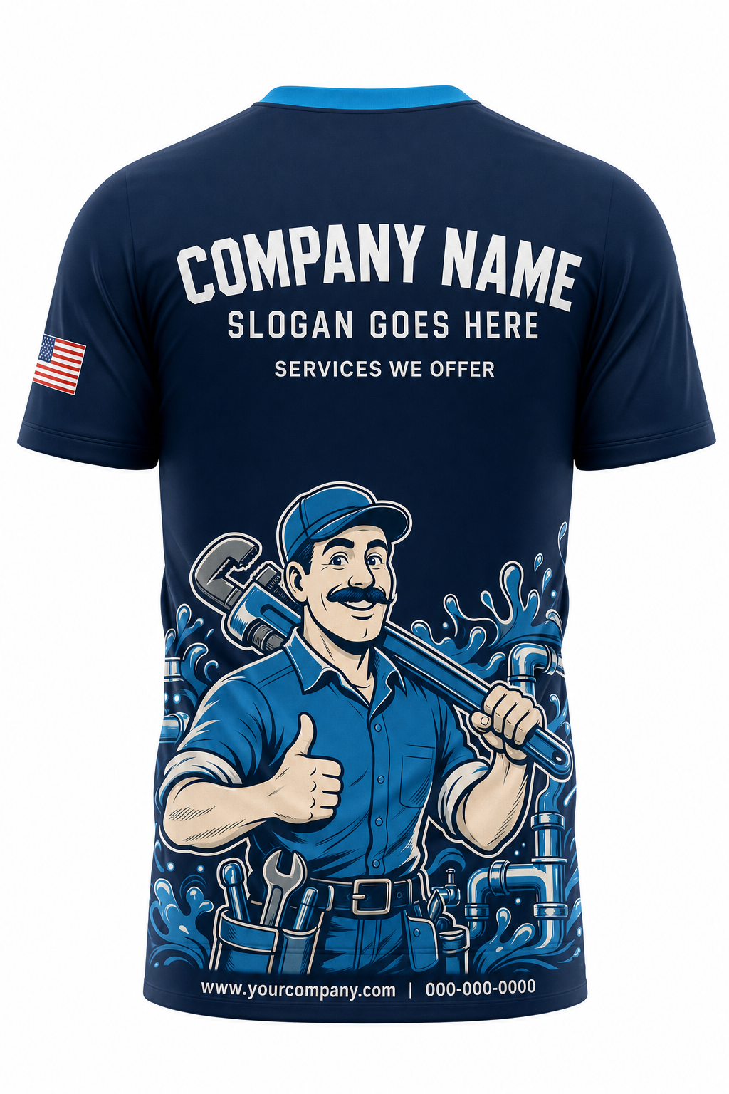 Retro Tech - Crew Uniform back
