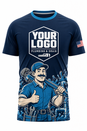 Retro Tech custom plumbing crew uniform