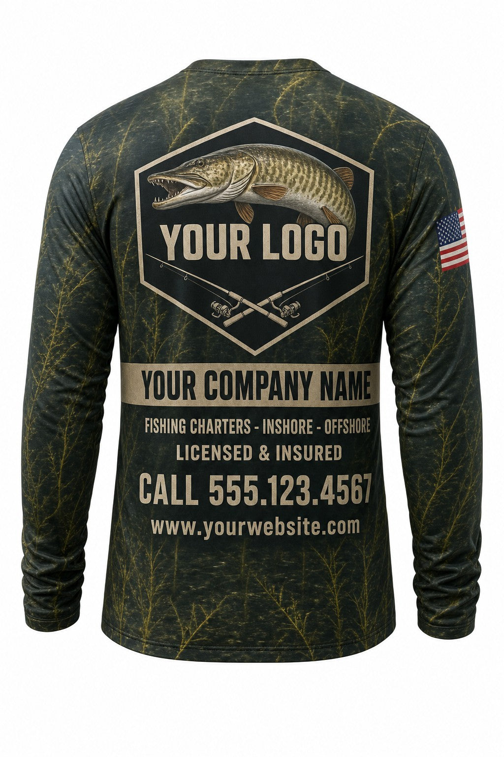 Musky Pike Custom Fishing Team Uniform - custom crew uniform