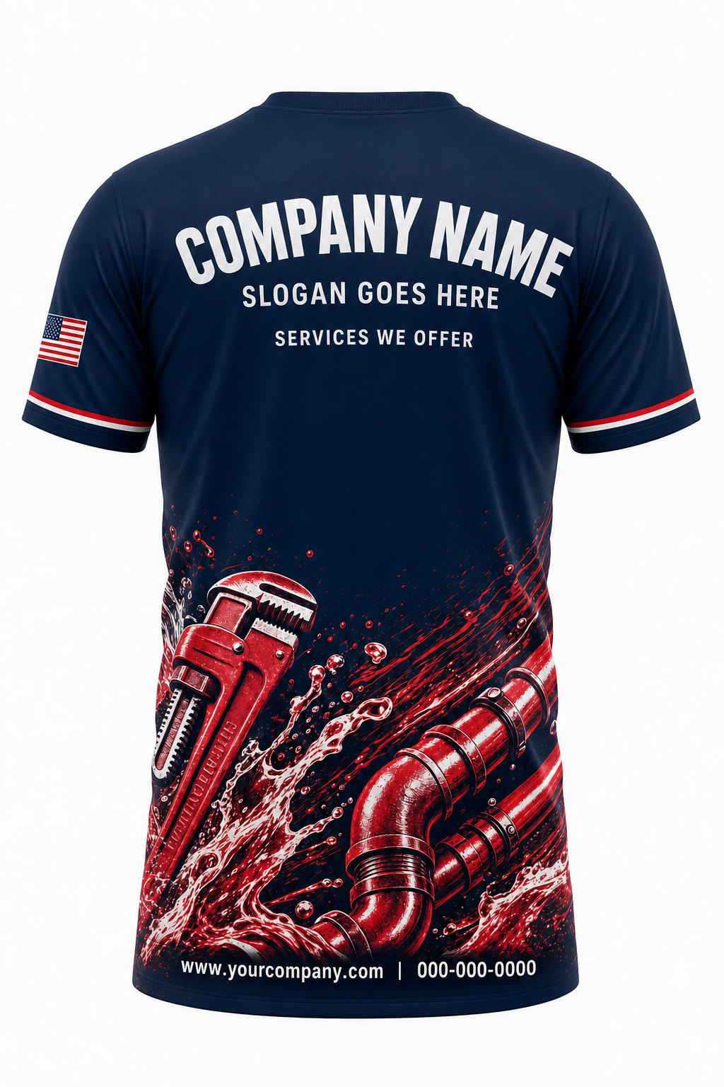 Patriot Block - Crew Uniform back