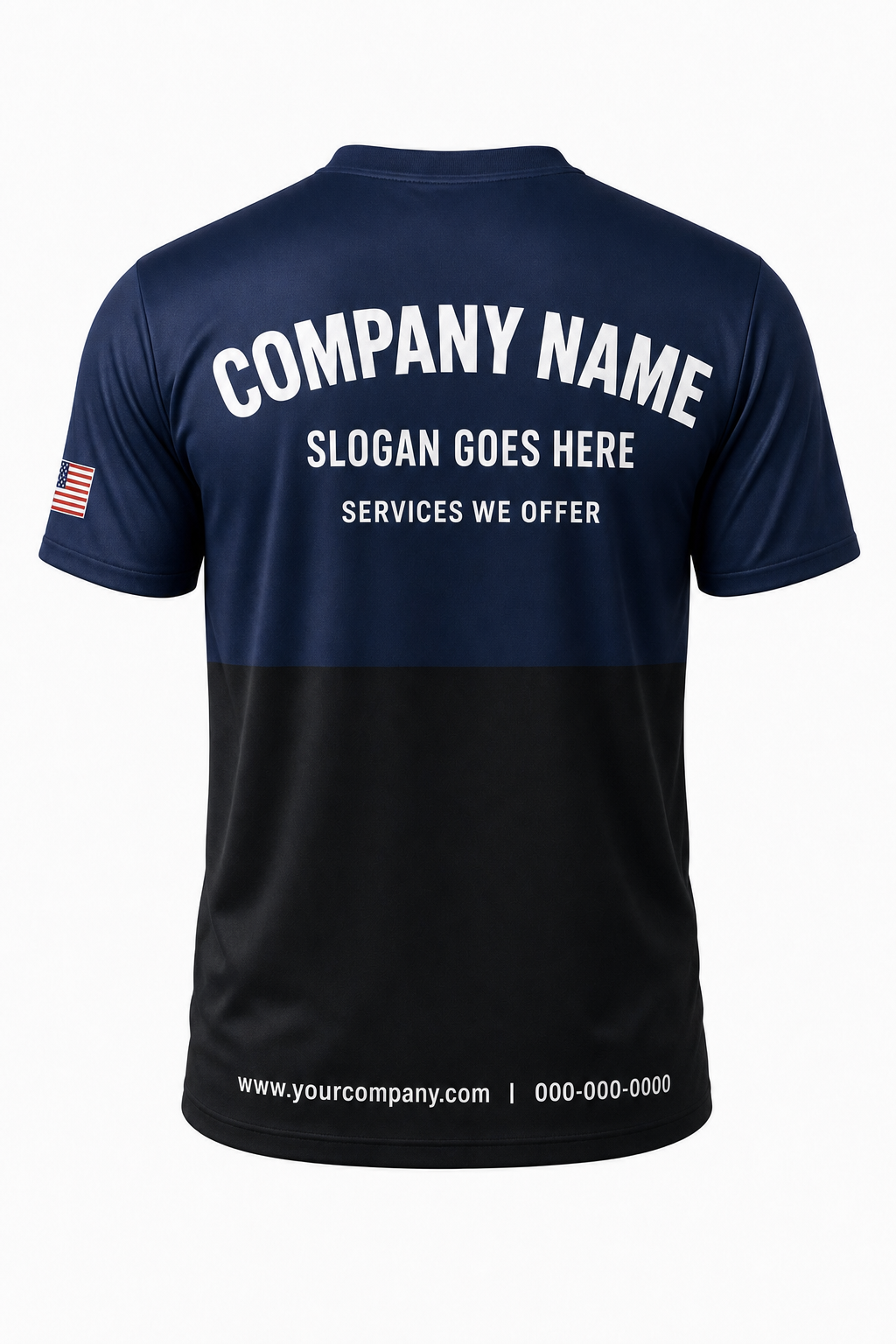 Navy Block - Crew Uniform back