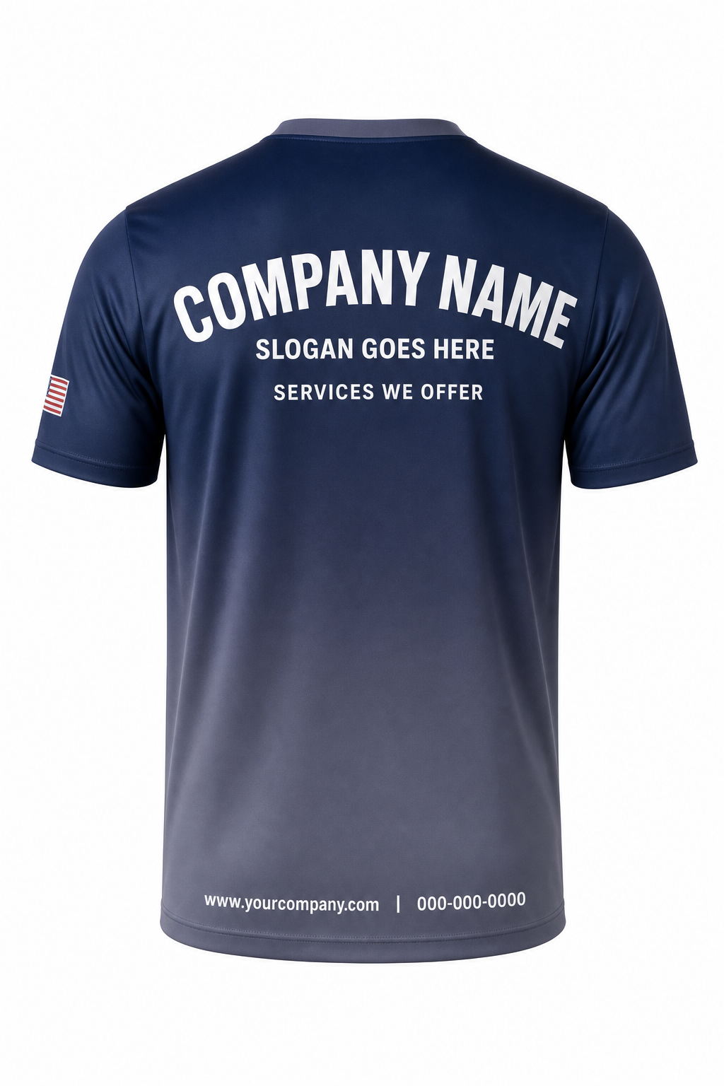 Navy Steel - Crew Uniform back