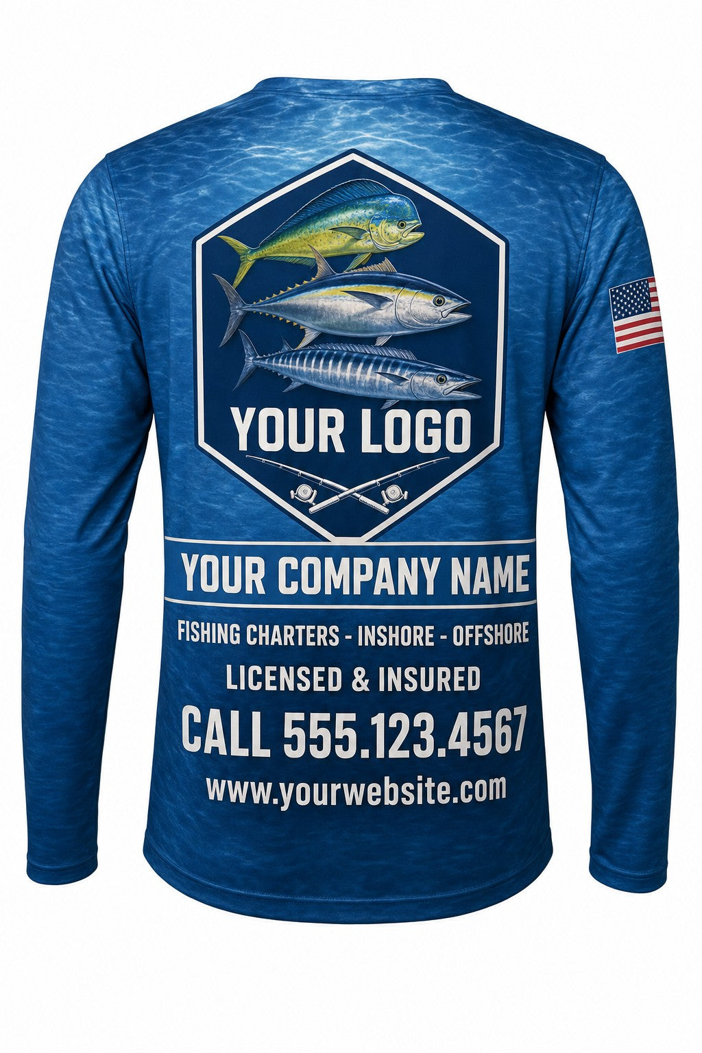Offshore Trio Custom Fishing Team Uniform - custom crew uniform