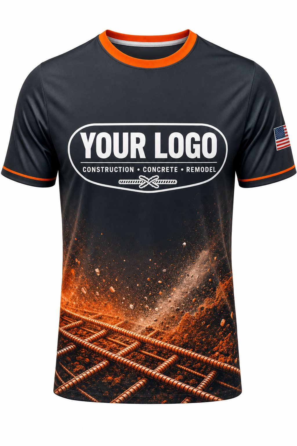 Rebar Grid custom construction crew uniform