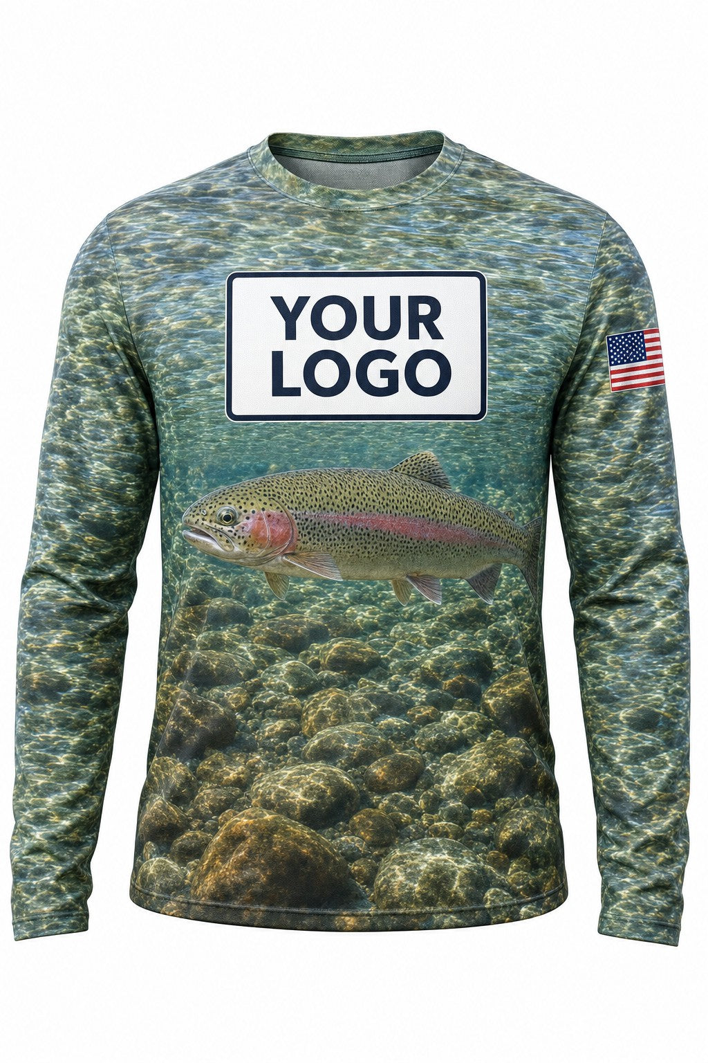 Rainbow Trout Custom Fishing Team Uniform - custom crew uniform