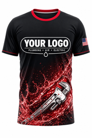 Red Torque custom plumbing crew uniform