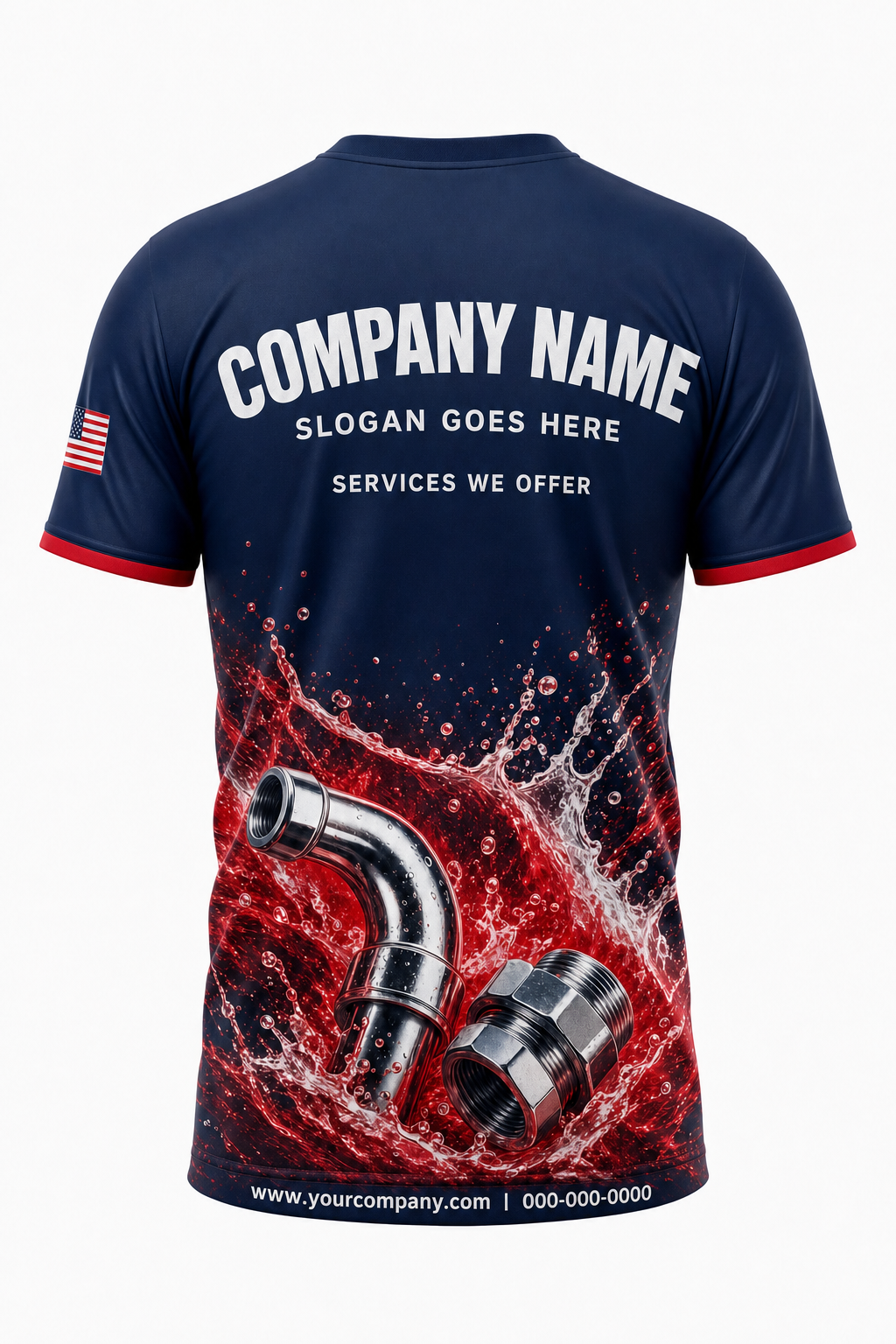 Red Line Pipes - Crew Uniform back