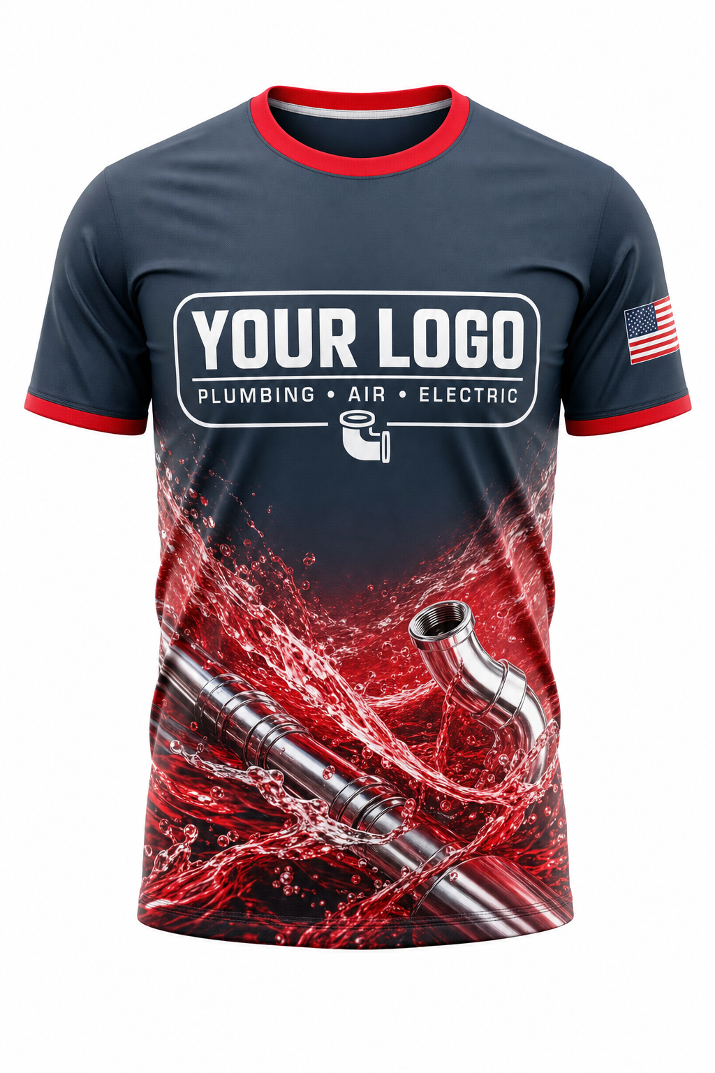 Steel Line custom plumbing crew uniform