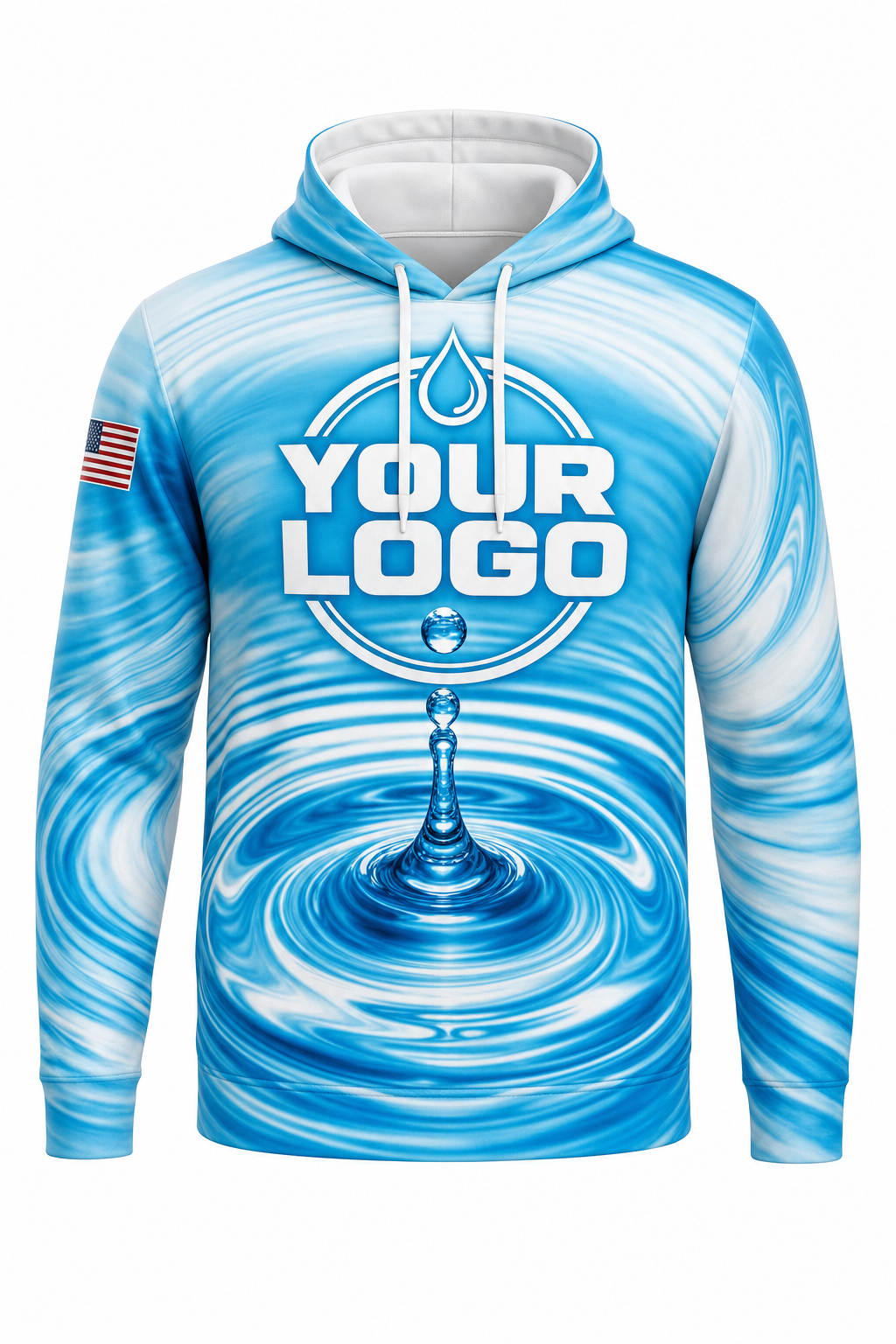 Ripple Impact custom roof cleaning & pressure washing crew uniform Hoodie — front