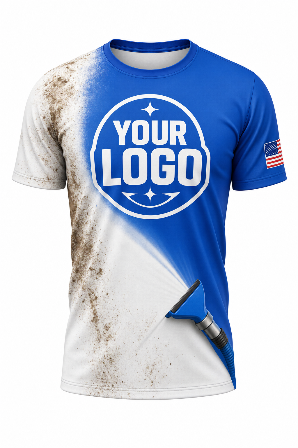 Royal Stain-Lift custom carpet cleaning crew uniform t-shirt — front (tee-front)