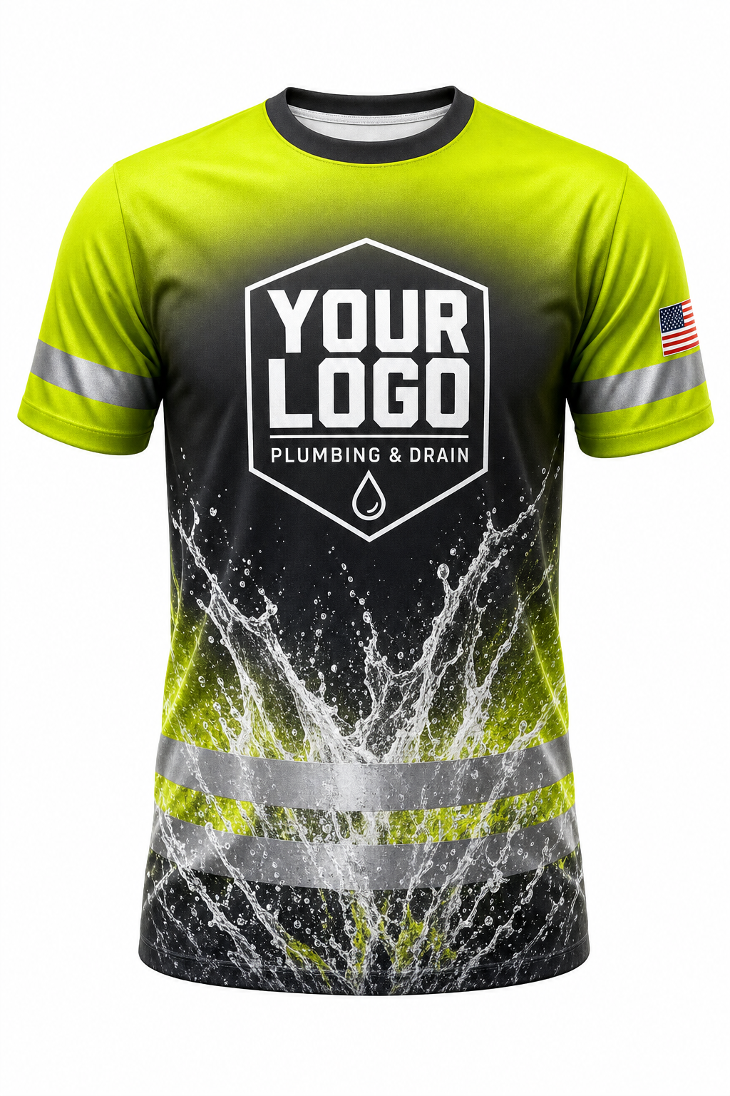 Safety Surge custom plumbing crew uniform