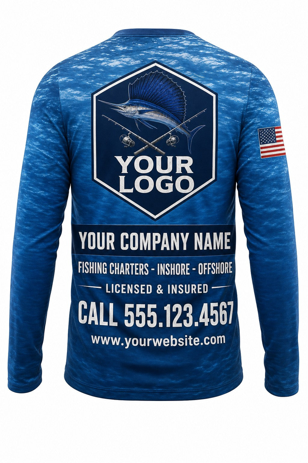 Sailfish Custom Fishing Team Uniform - custom crew uniform