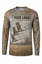 Sandhill Crane Custom Hunting Team Uniform - custom crew uniform