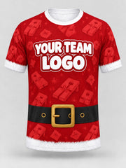 Santa Toss custom cornhole team jersey, front