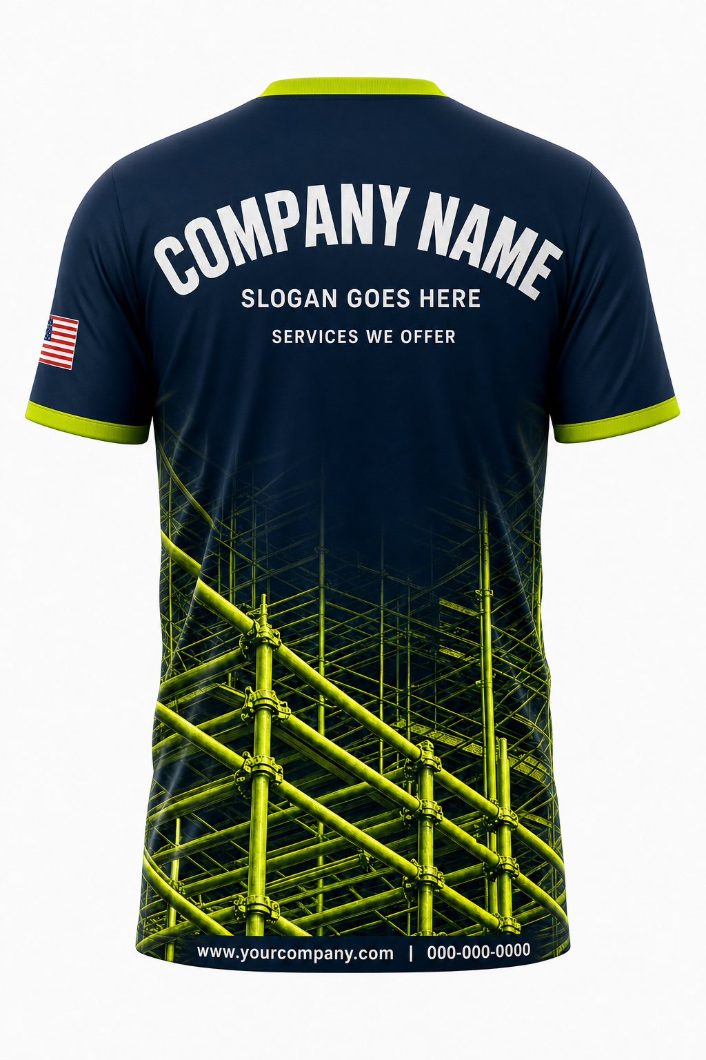 Scaffold Lattice - Crew Uniform back