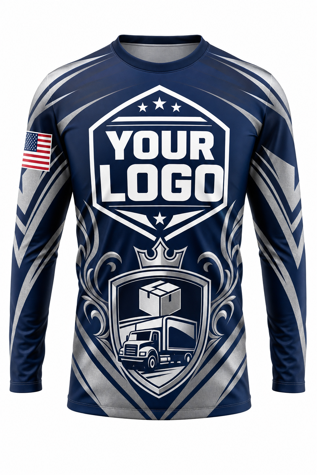 Pro Shield custom moving & junk removal crew uniform Long Sleeve — front