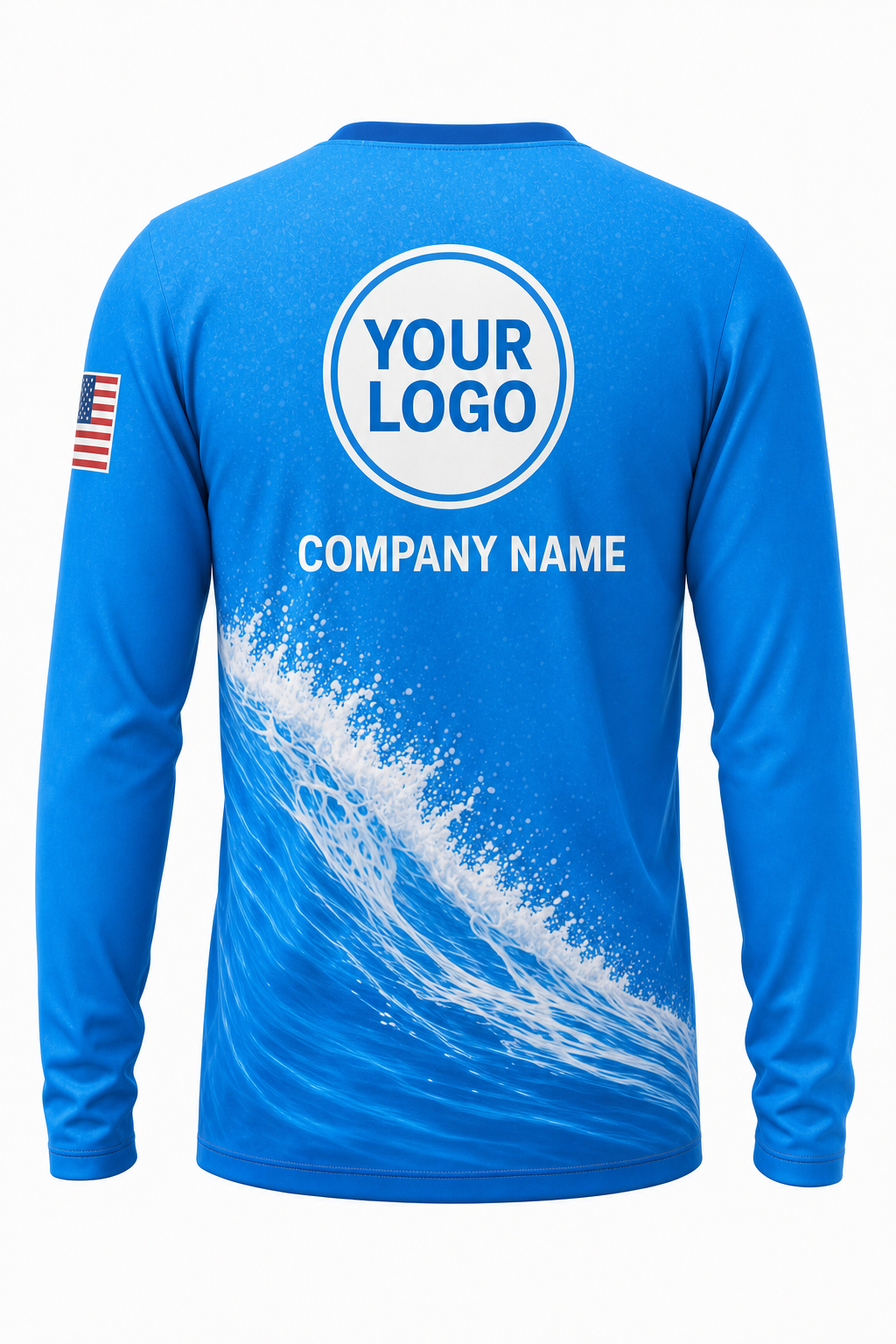 Wave Signature Crew — Long Sleeve #01 back