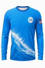 Wave Signature Crew — Long Sleeve #01 front