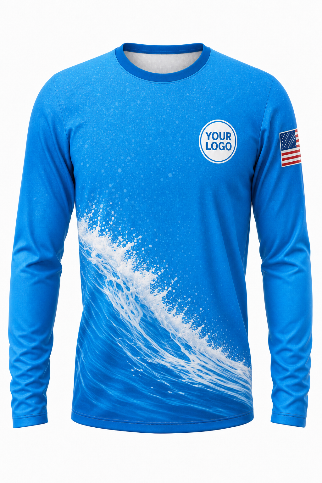 Wave Signature Crew — Long Sleeve #01 front
