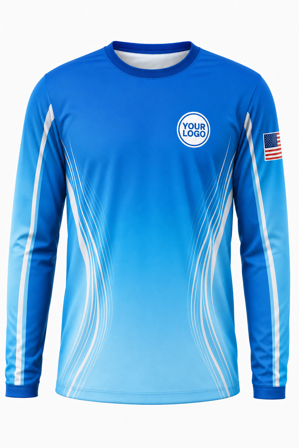 Wave Signature Crew — Long Sleeve #02 front