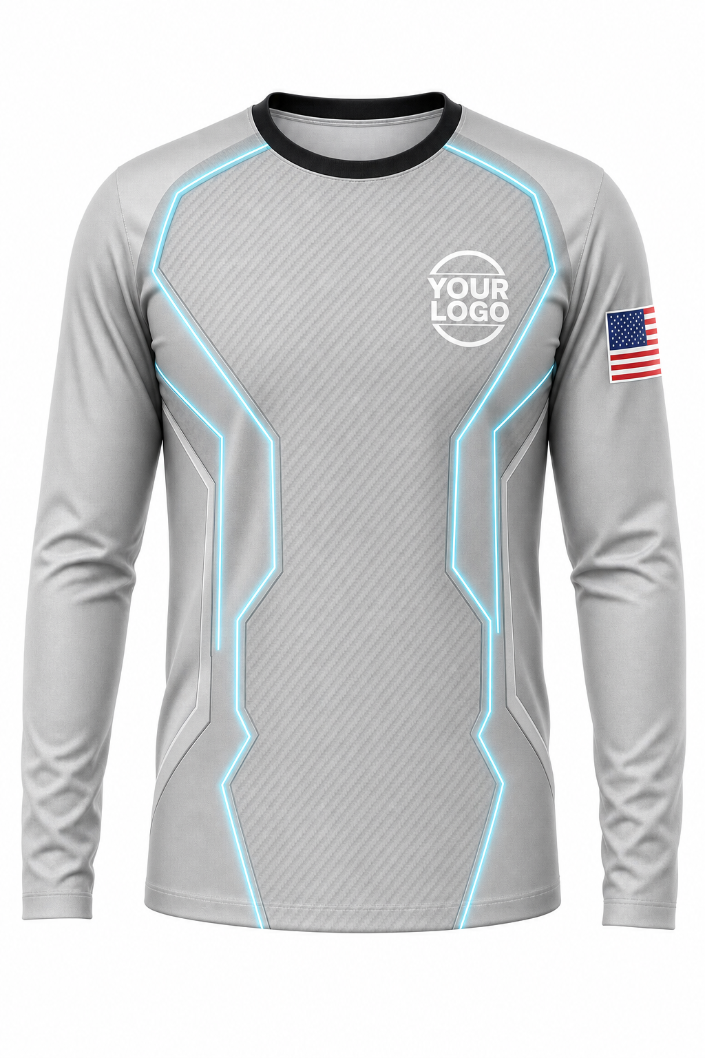 Carbon Signature Crew — Long Sleeve #18 front