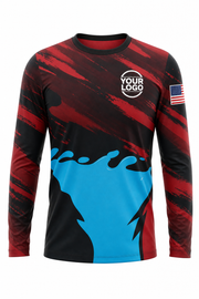 Aqua Signature Crew — Long Sleeve #01