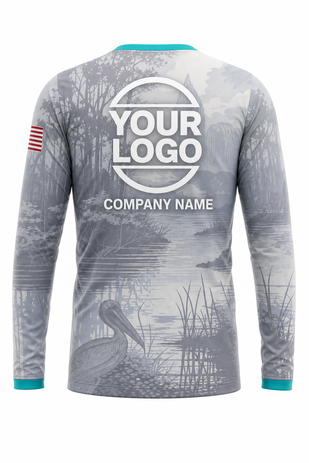 Geo Signature Crew — Long Sleeve #02 back