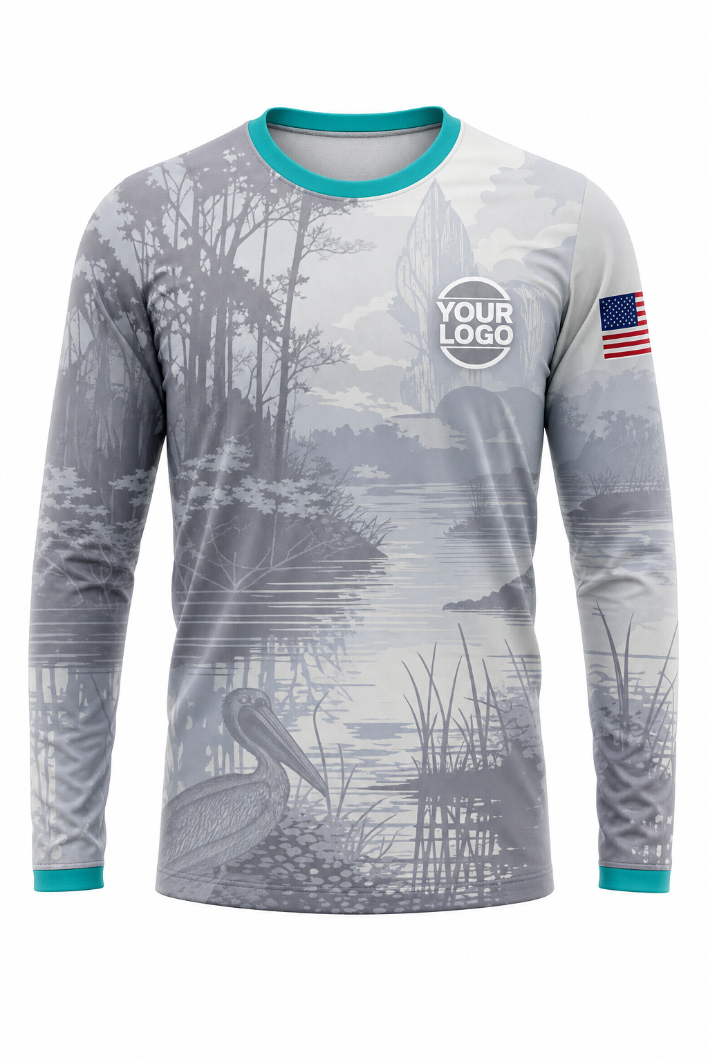 Geo Signature Crew — Long Sleeve #02